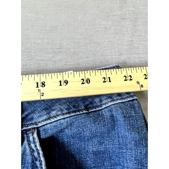 Lee Pants Capri Womens 24WM Blue Regular Fit Belted Pocketed Jeans Ladies. - Picture 10 of 14